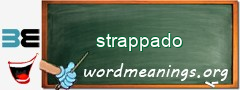 WordMeaning blackboard for strappado